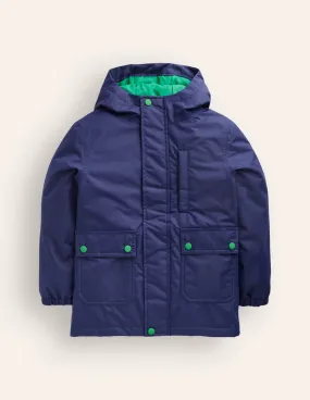 4-in-1 Waterproof Coat-College Navy