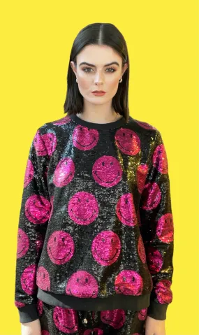 Any Old Iron x Smiley Pink Sweatshirt Any Old Iron x Smiley Pink Sweatshirt