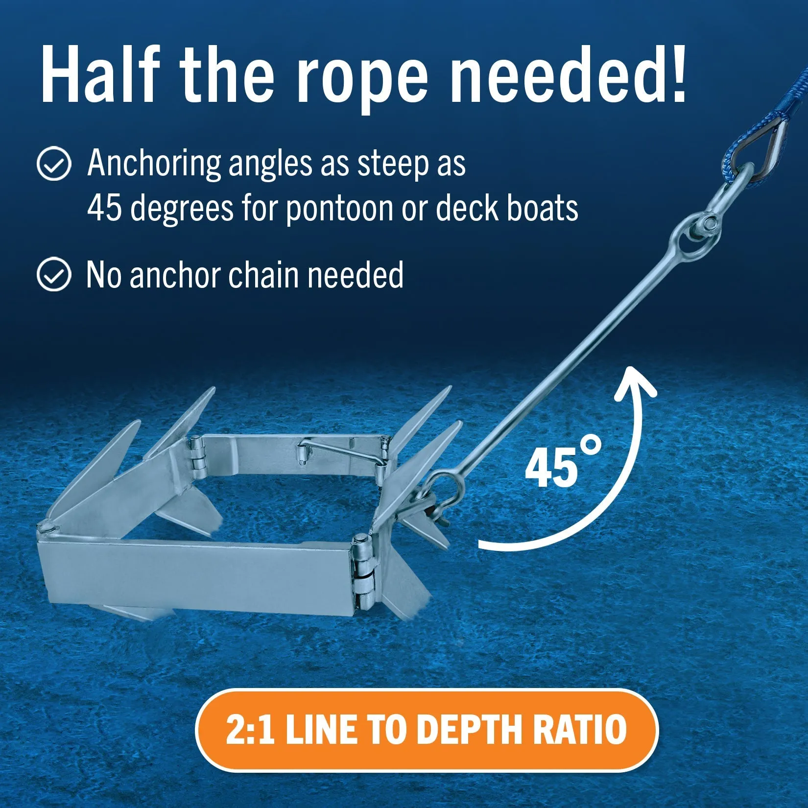 Better Boat Box Anchor for Boats Folding Anchor