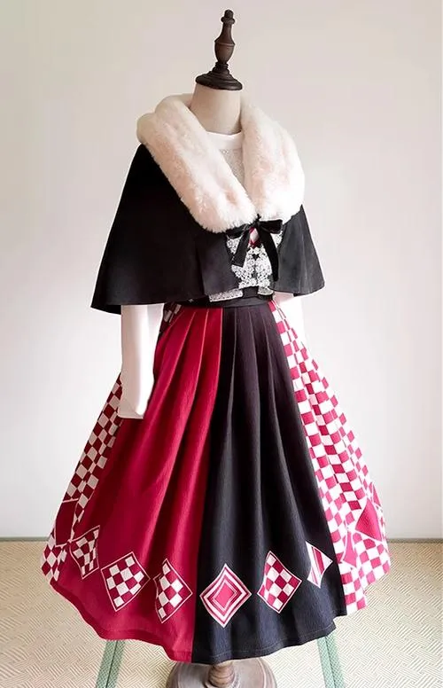 (BFM)Forest Wardrobe~Seagull Island Tea~Wa Lolita Full Set Taisho Style Lolita JSK