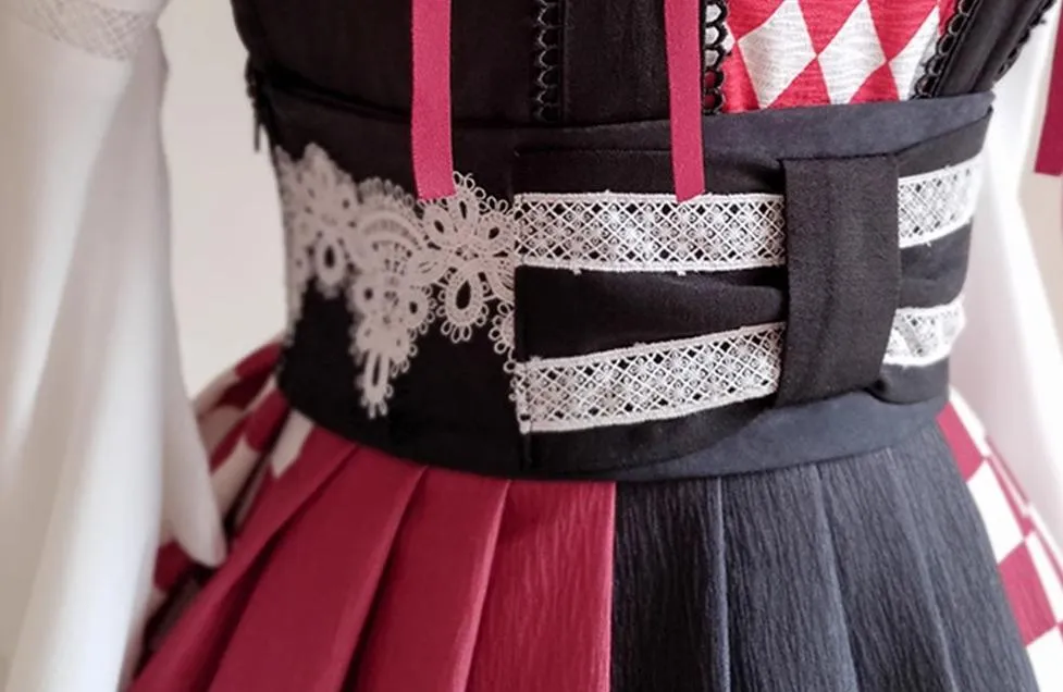 (BFM)Forest Wardrobe~Seagull Island Tea~Wa Lolita Full Set Taisho Style Lolita JSK