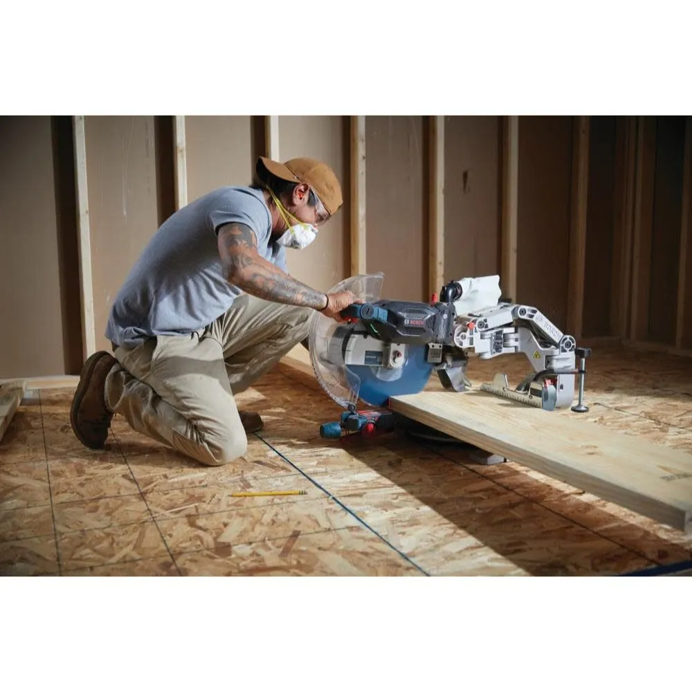 Bosch GCM18V-12GDCN PROFACTOR 18V 12 In. Dual-Bevel Glide Miter Saw (Bare Tool)