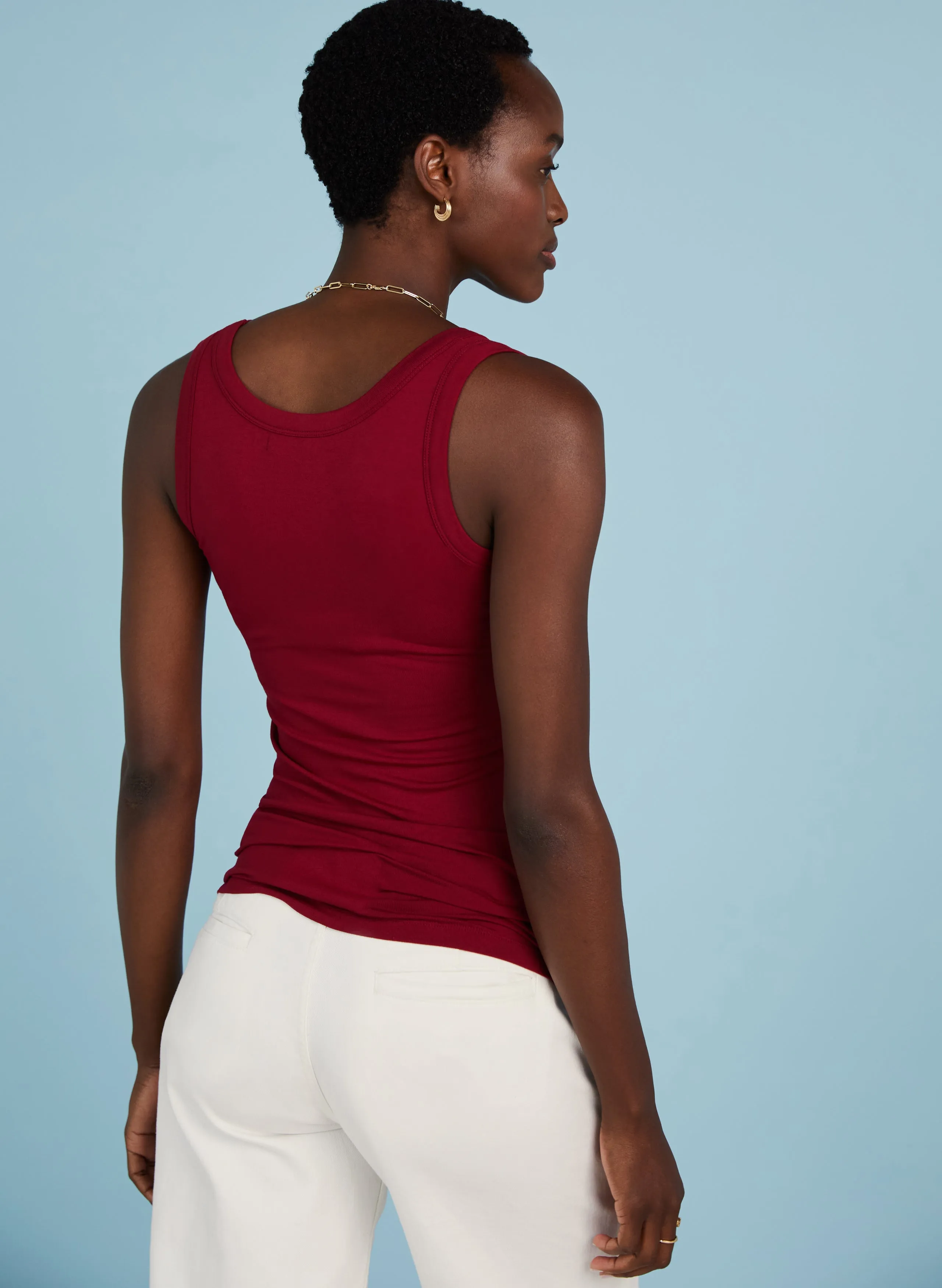 Brenna Scoop Neck Vest