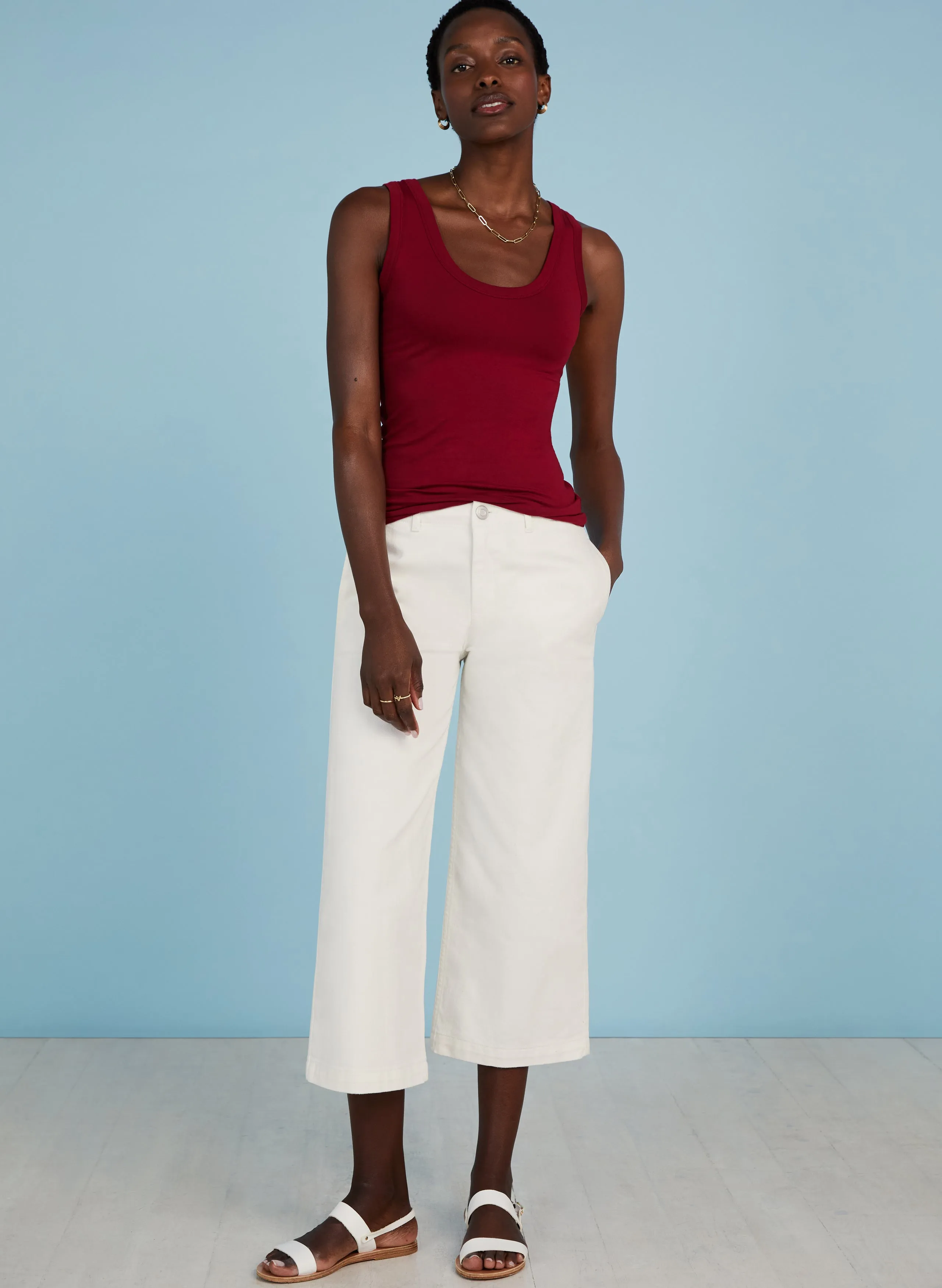 Brenna Scoop Neck Vest