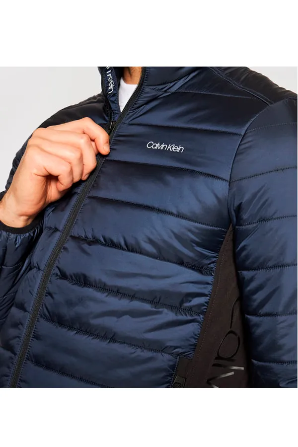 Calvin Klein Side Logo Puffer Jacket Navy