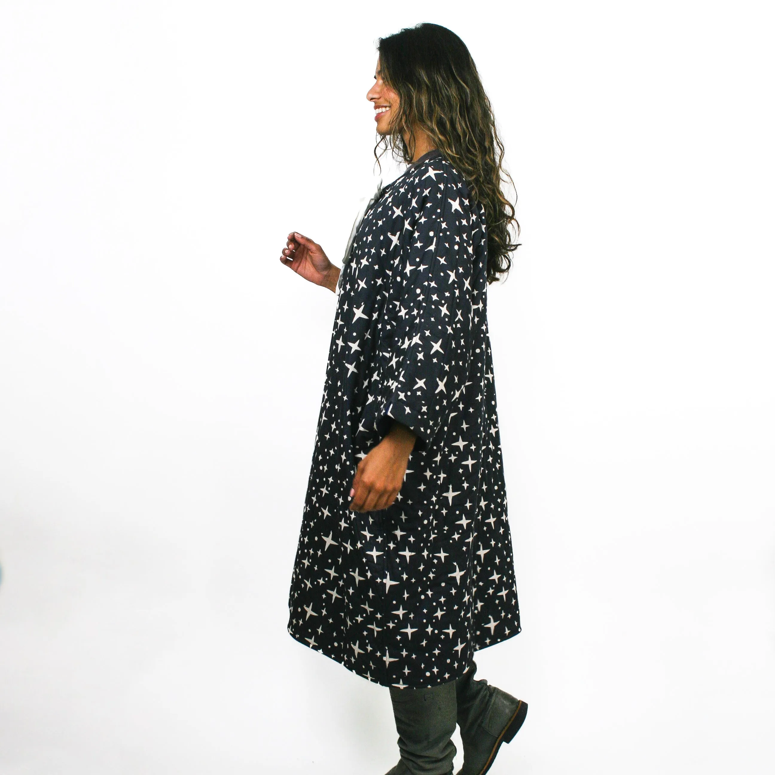 Camille Jacket in Black and White Twinkle
