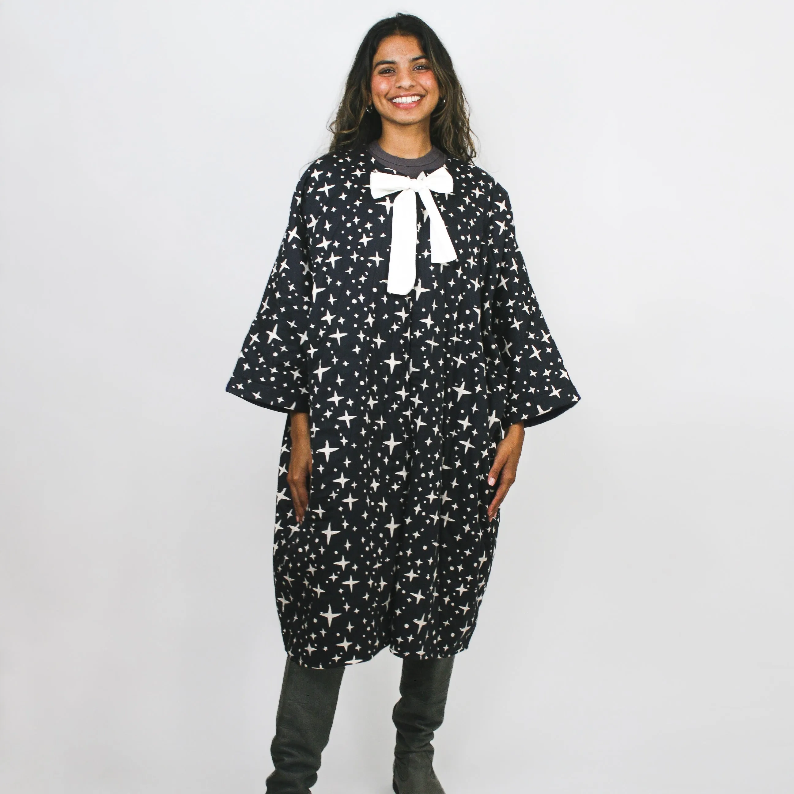 Camille Jacket in Black and White Twinkle