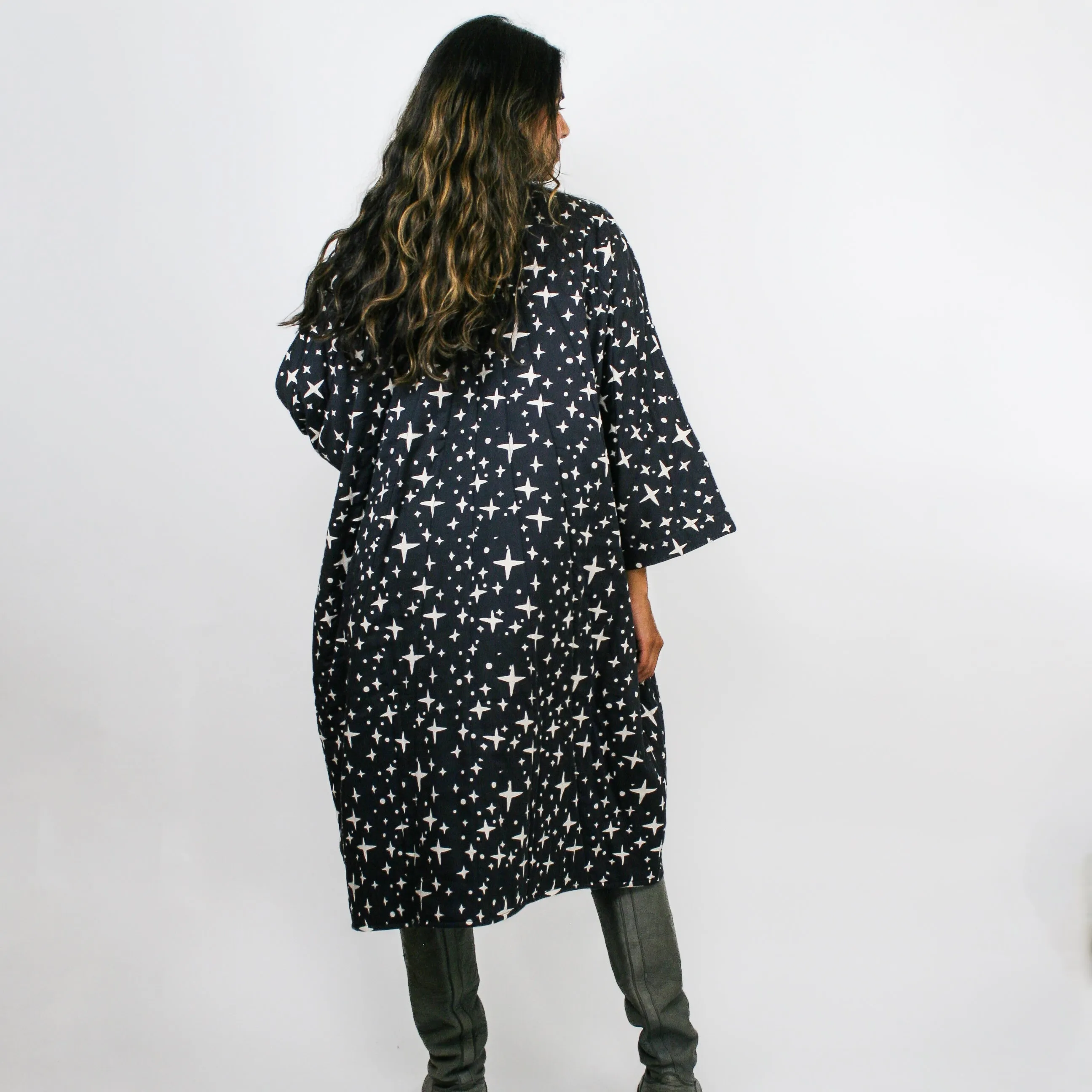 Camille Jacket in Black and White Twinkle