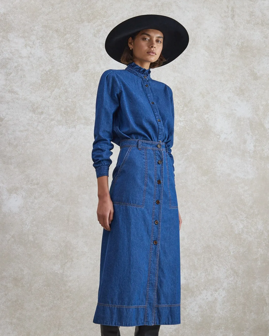 Denim Blouse
