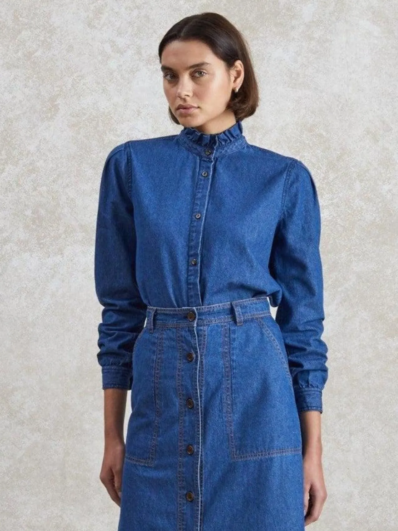 Denim Blouse