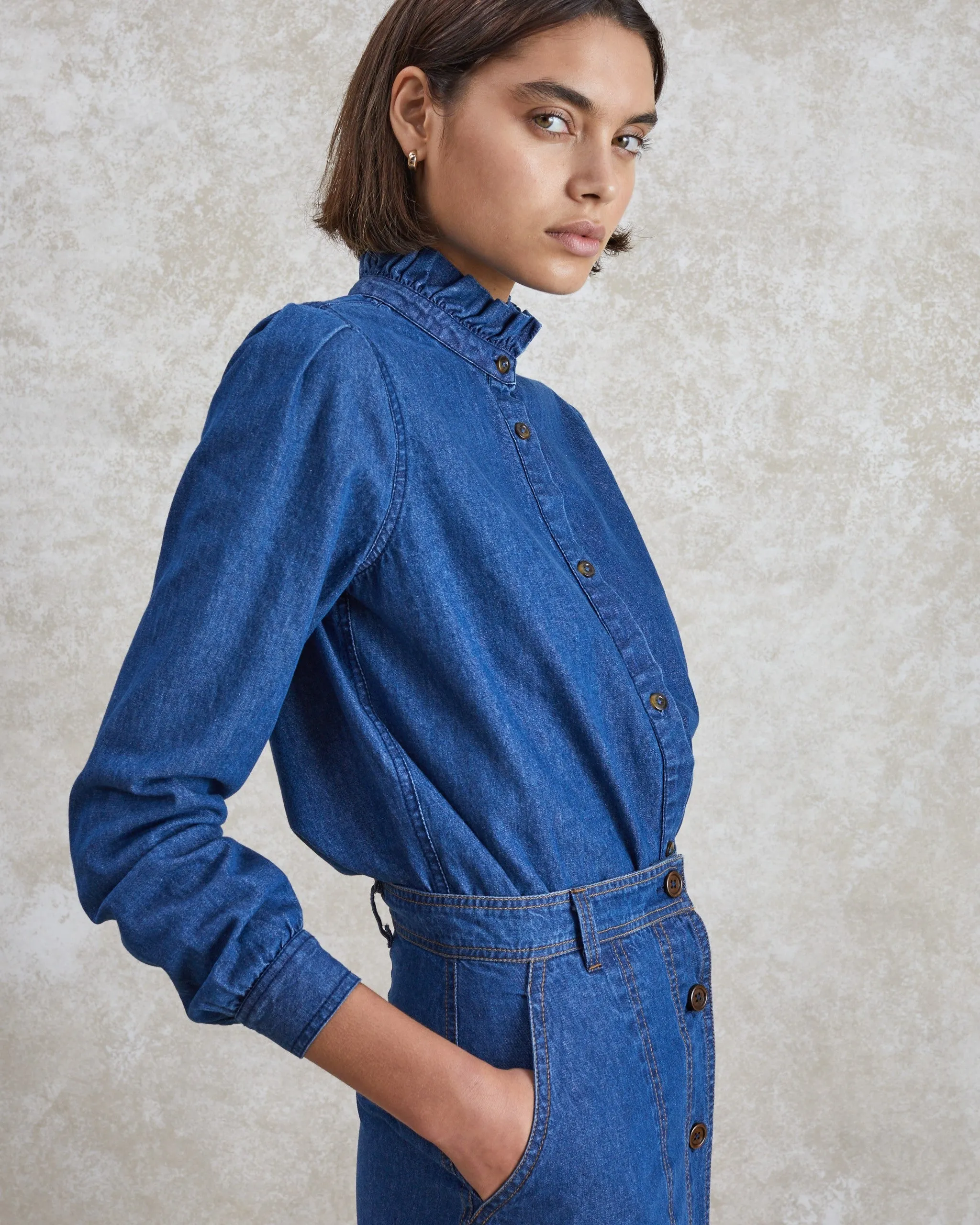 Denim Blouse