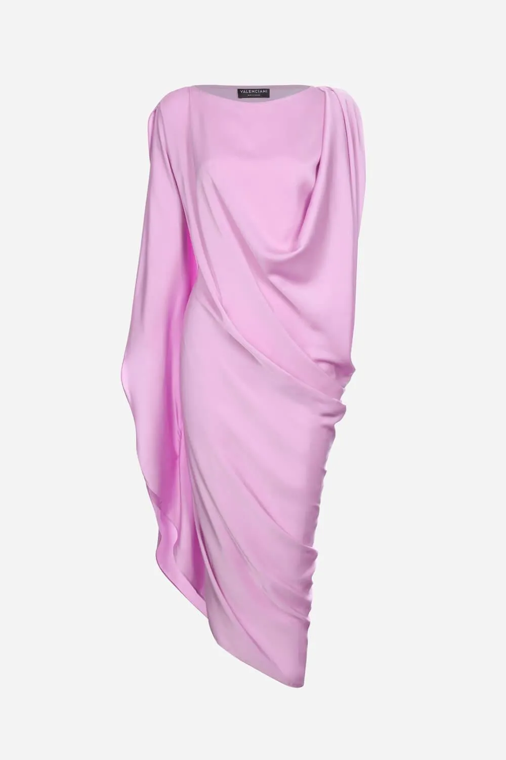 Fergie Asymmetric Sleeves Dress
