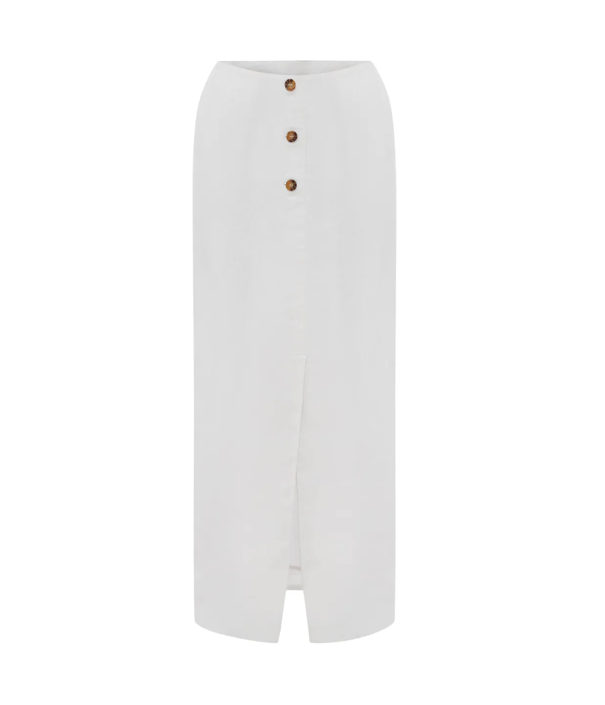 Gigi Column Skirt in Ivory