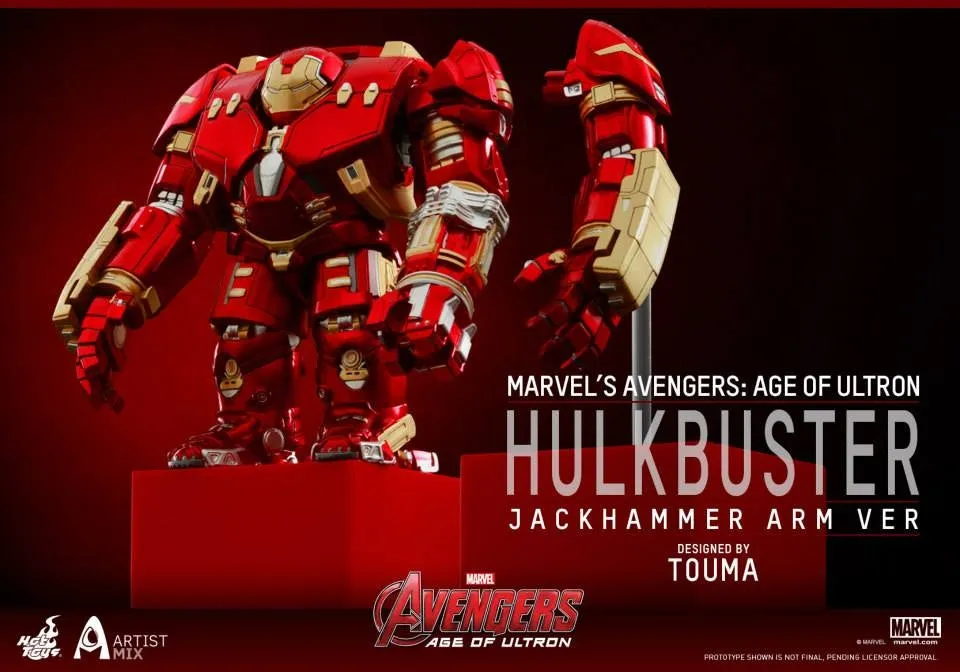 Hot Toys - AMC016 - Avengers: Age of Ultron - Hulkbuster (Jackhammer Arm Version) Artist Mix Collectible Designed by Touma