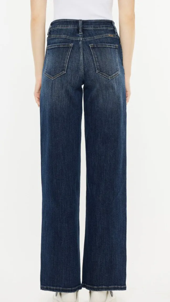 Kan Can High Rise Wide Leg Jeans