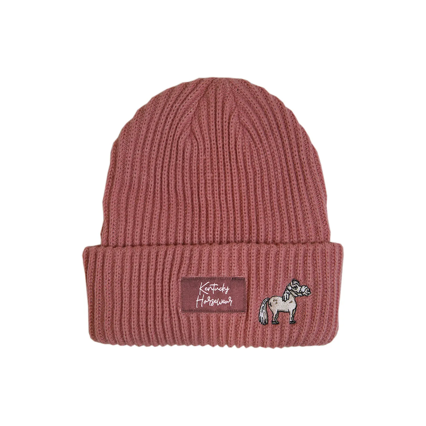 Kentucky Horsewear Sammy Beanie Hat - Old Rose