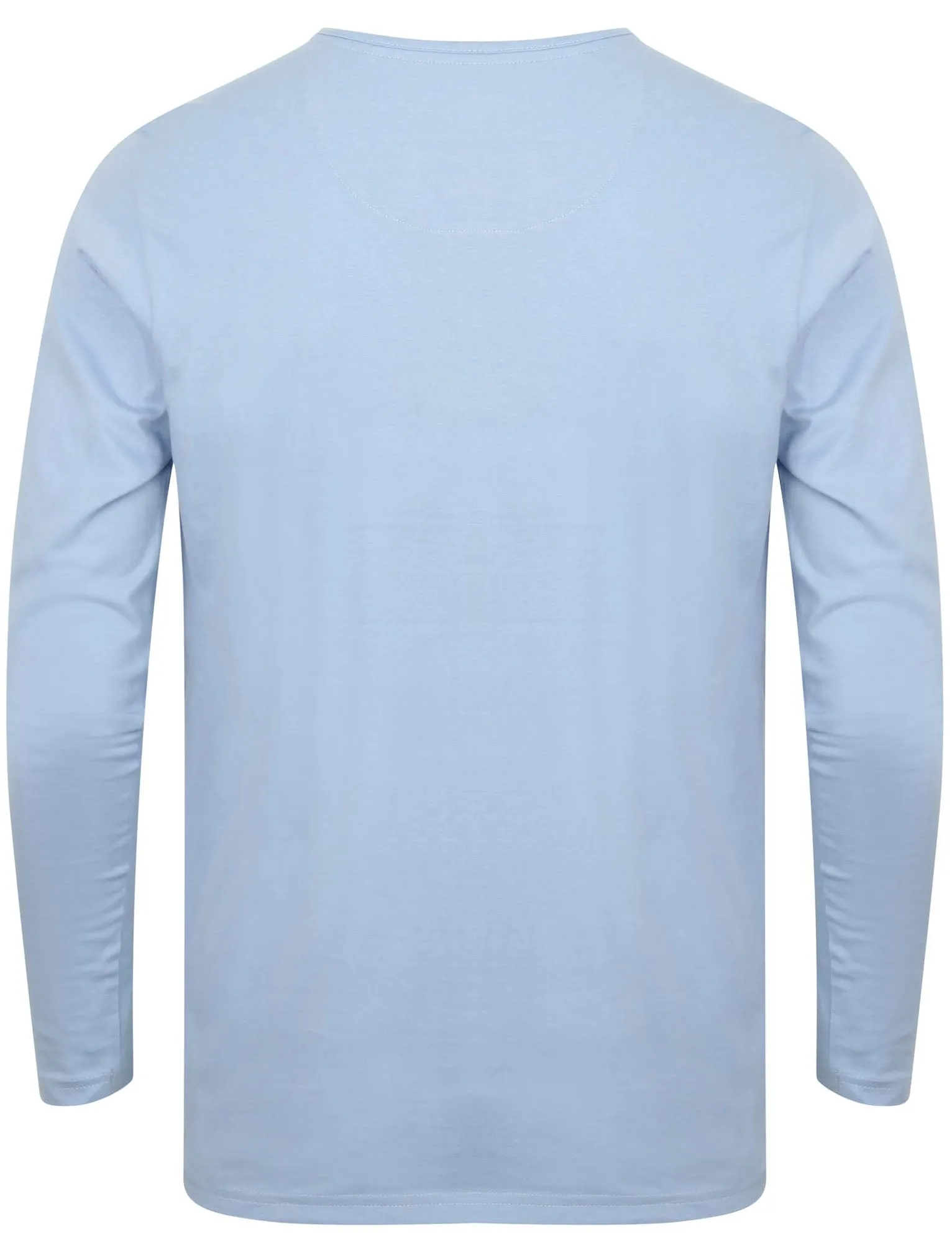 Kirkwood Long Sleeve Henley Top in Placid Blue - Le Shark