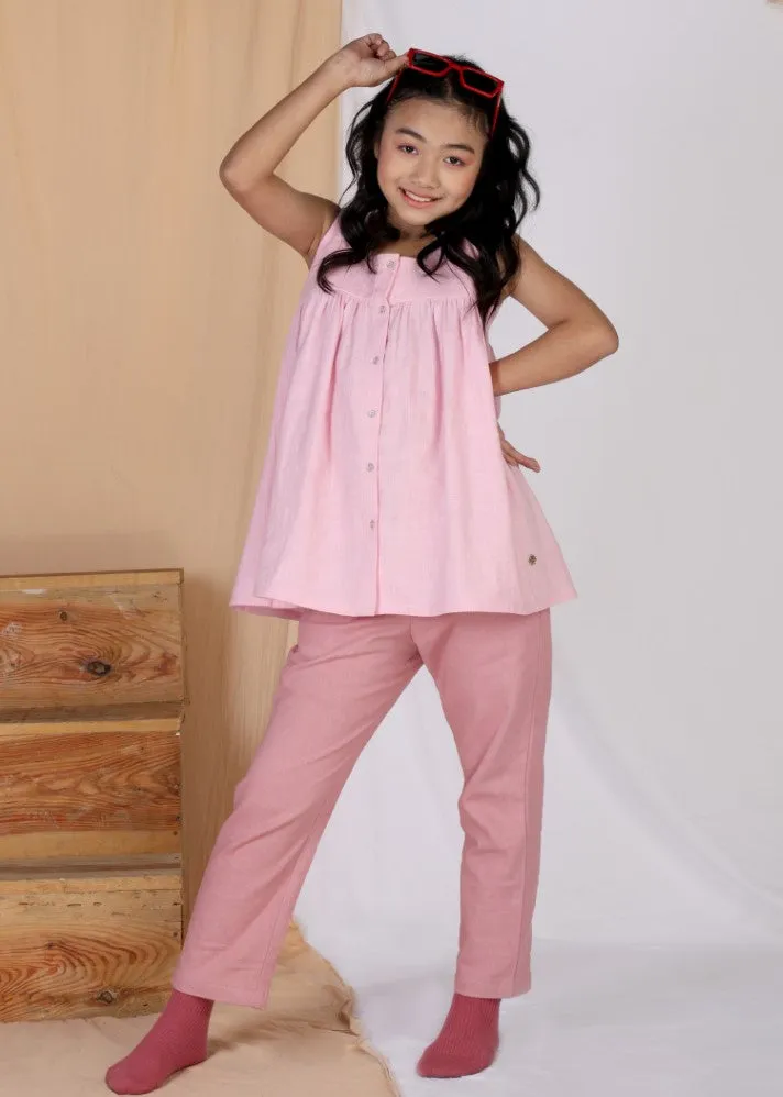 Laurel Top & Straight Pants Set