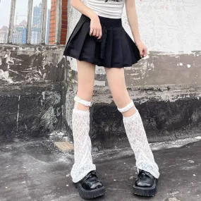 Lolita lace hot girl leg warmers