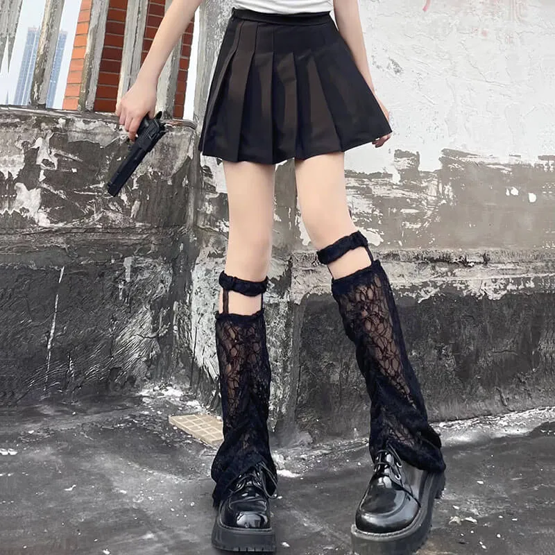 Lolita lace hot girl leg warmers