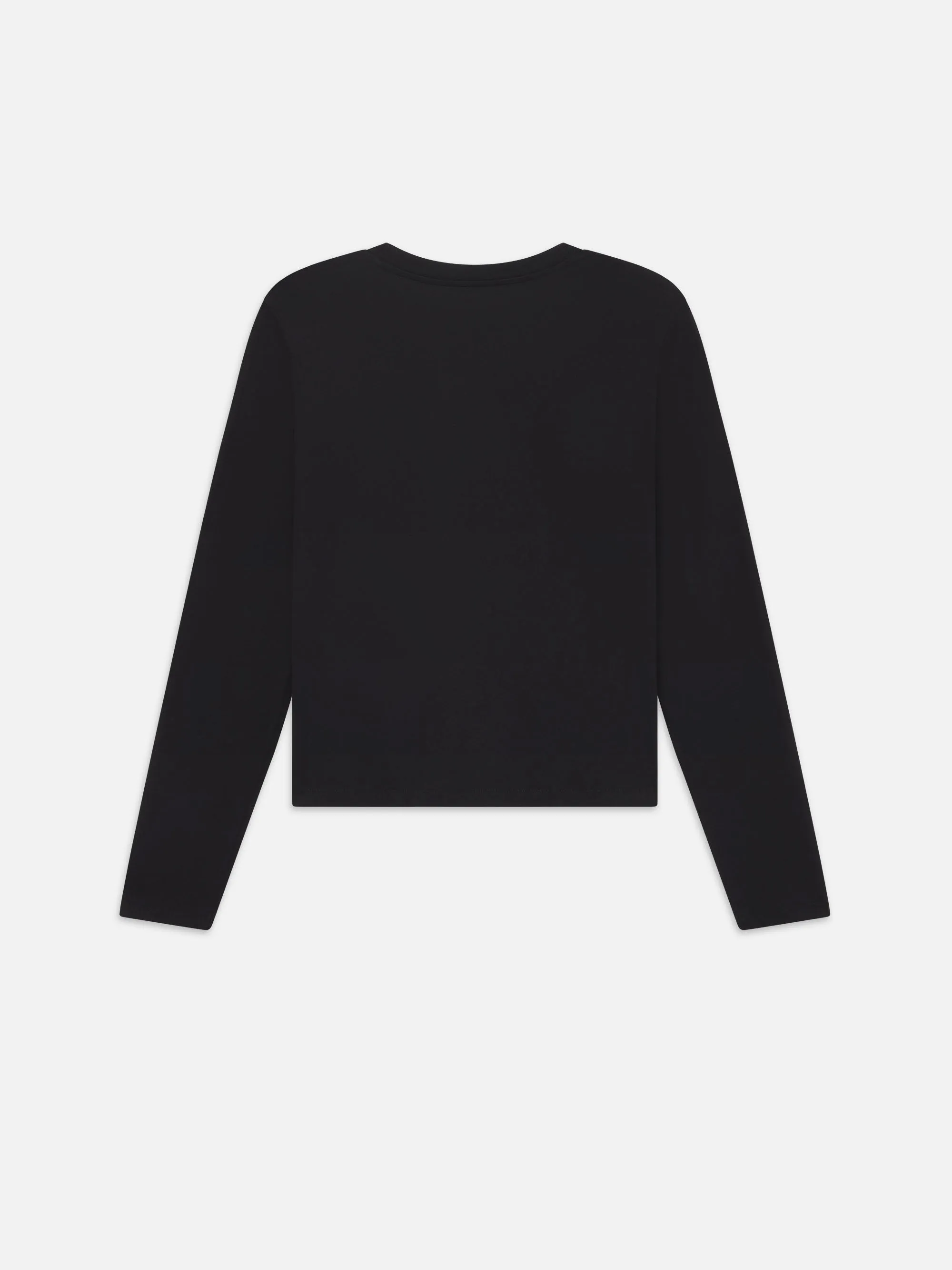 Long Sleeve Baby Tee -- Black