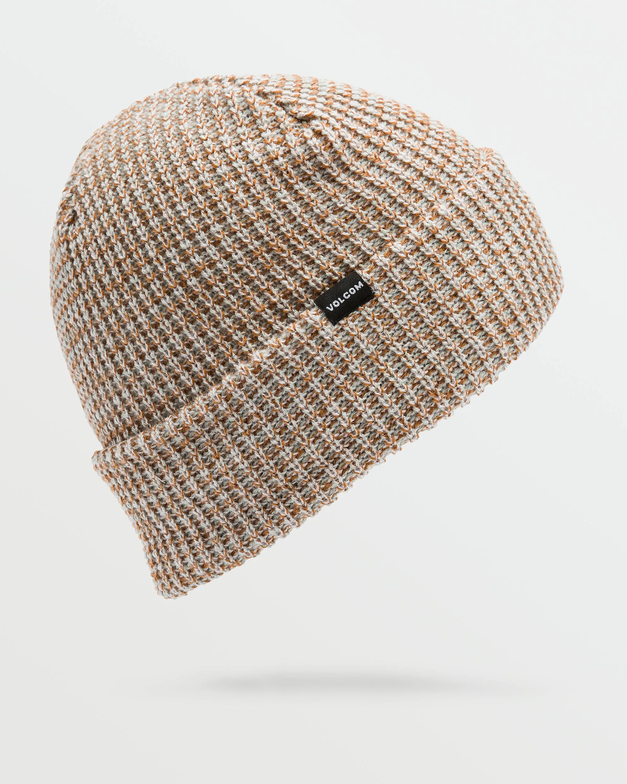 Mens Stoned Knit Beanie - Caramel