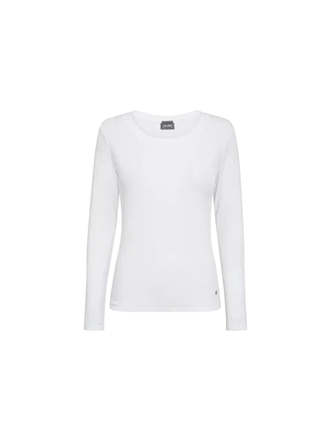 Mos Mosh White O-LS Rib Tee