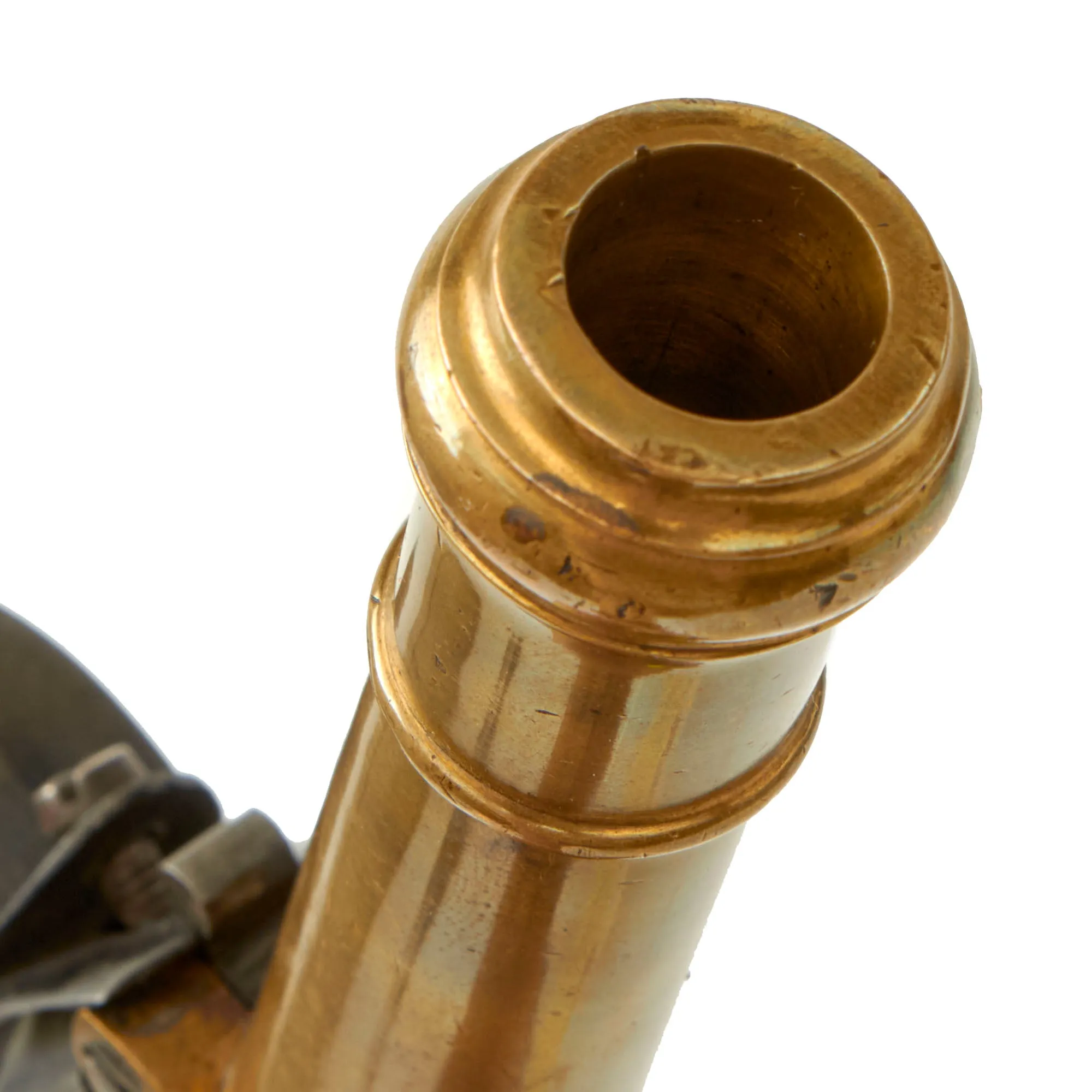 Original European Continental Brass Framed Flintlock Boxlock Vest Pistol with Safety - circa 1800