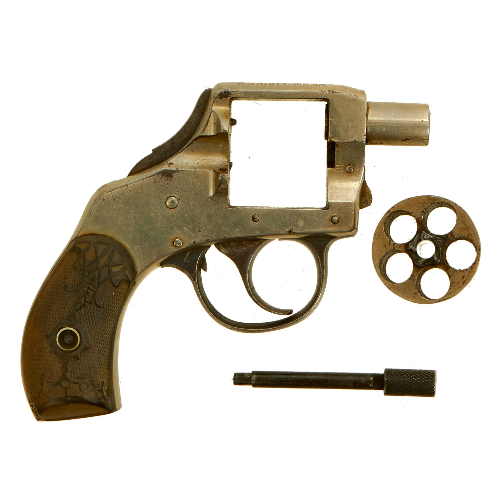 Original Set of 2 U.S. .32 Double Action Safety Hammer Revolvers in Grade 2 "As Found" Condition - Iver Johnson and H.& R.