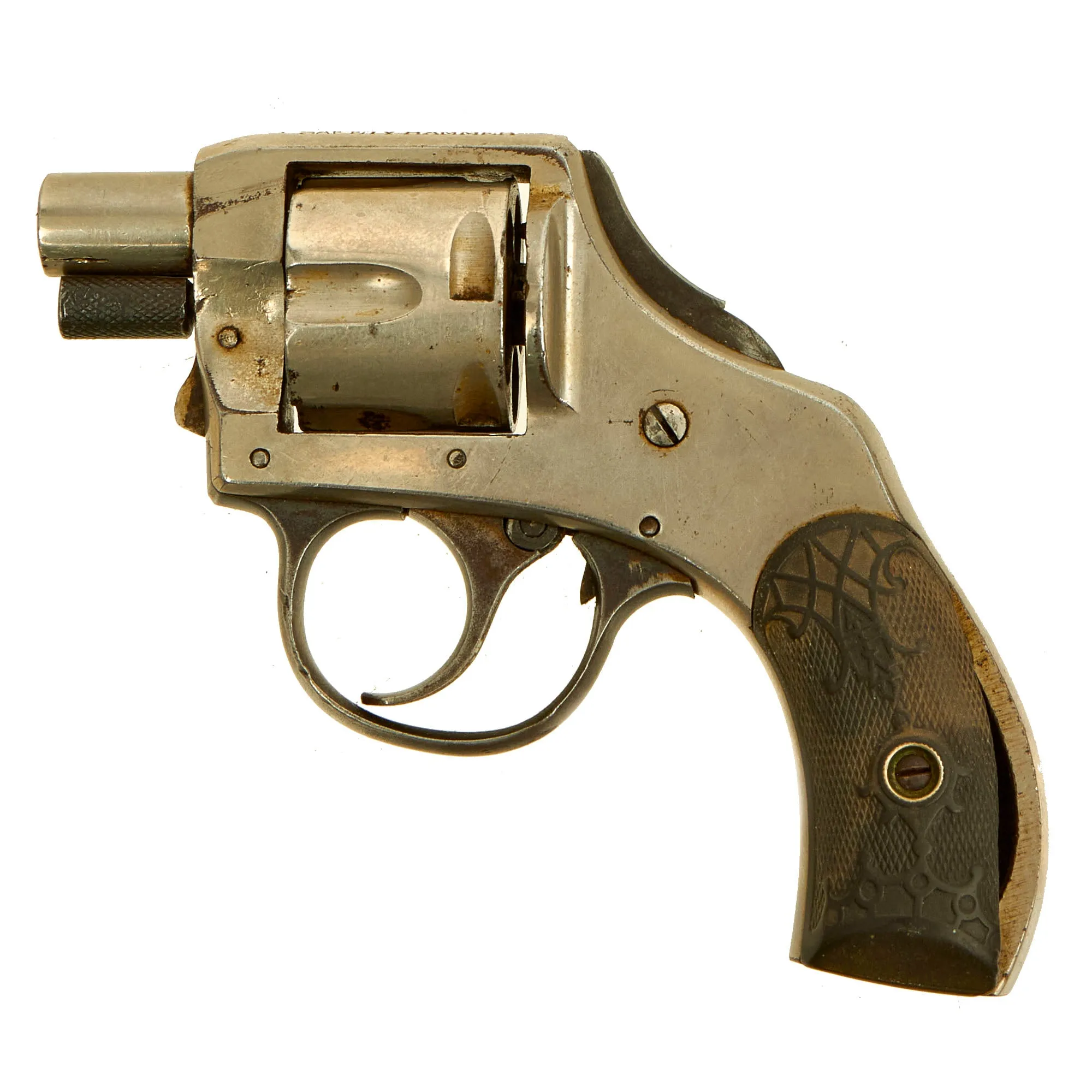 Original Set of 2 U.S. .32 Double Action Safety Hammer Revolvers in Grade 2 "As Found" Condition - Iver Johnson and H.& R.