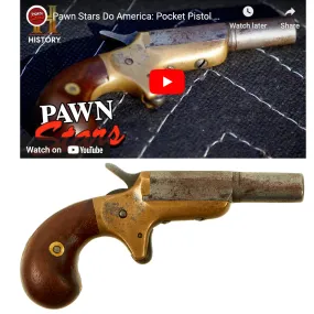 Original U.S. 1869 Ethan Allen .22 Rim Fire Vest Pocket Derringer Pistol Serial 10774 - As Seen on Pawn Stars