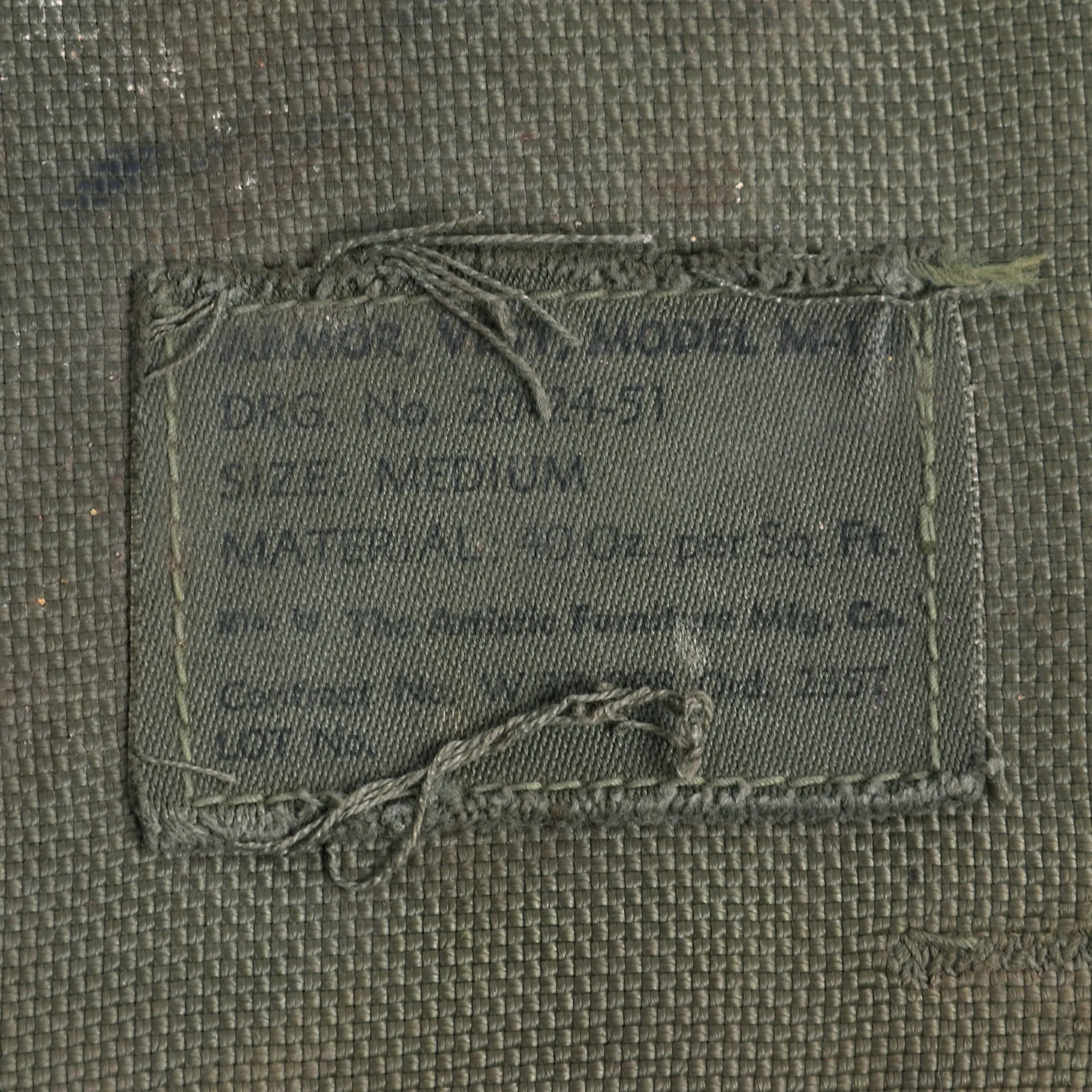 Original U.S. Korean War M12 Body Armor - Two Pieces Manufactured by Breslee & Artistic Furniture Manufacturing Company