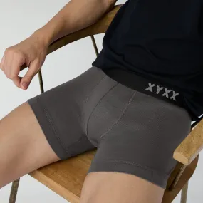 Pace Cotton Rib Trunks Charcoal Grey