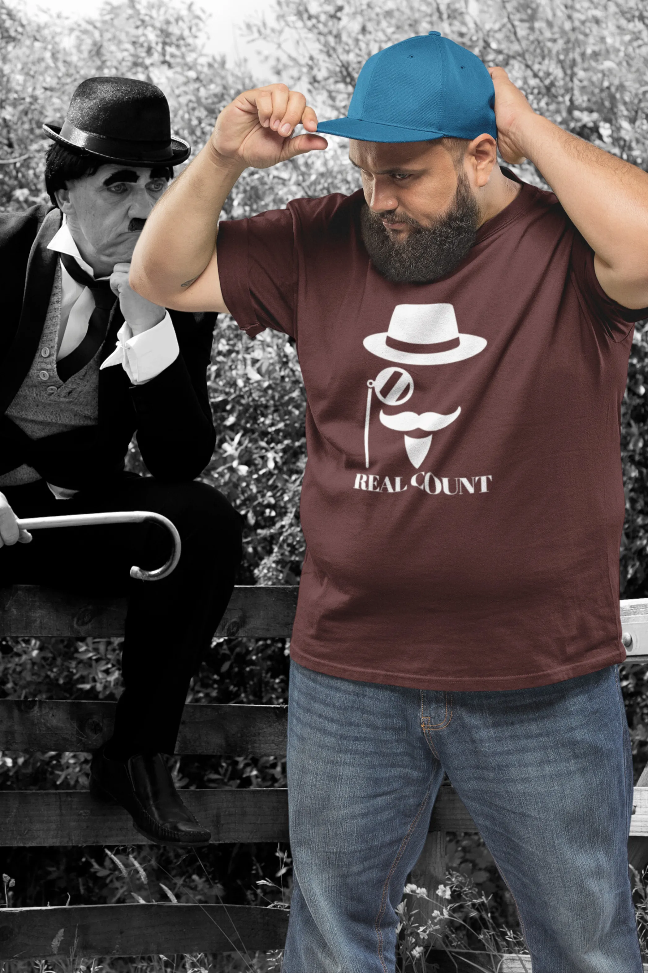 Real Count Printed T-shirt for men
