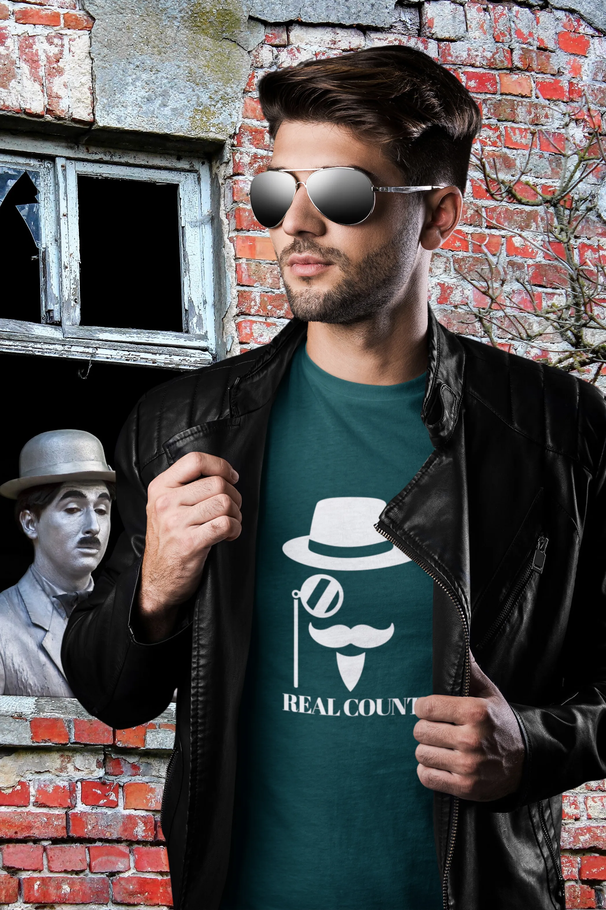 Real Count Printed T-shirt for men