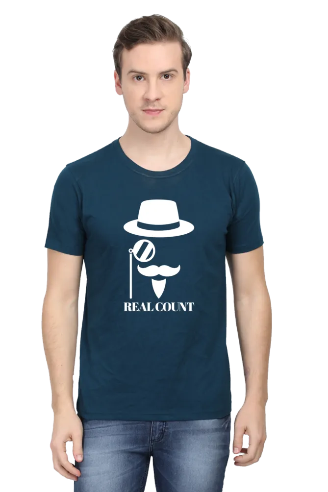 Real Count Printed T-shirt for men