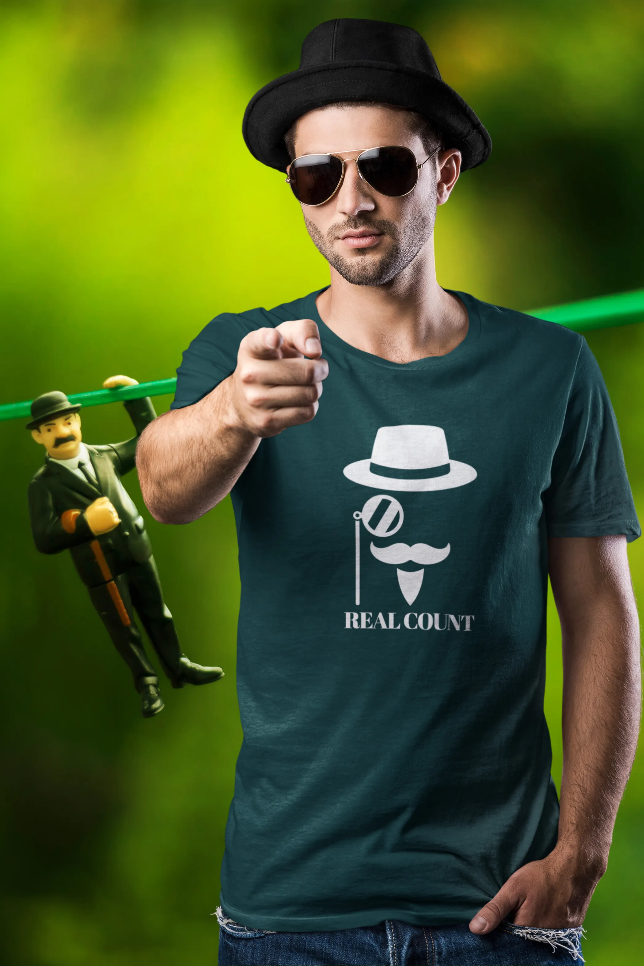 Real Count Printed T-shirt for men