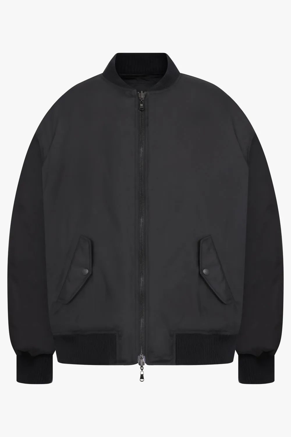 REVERSIBLE BOMBER JACKET | BLACK