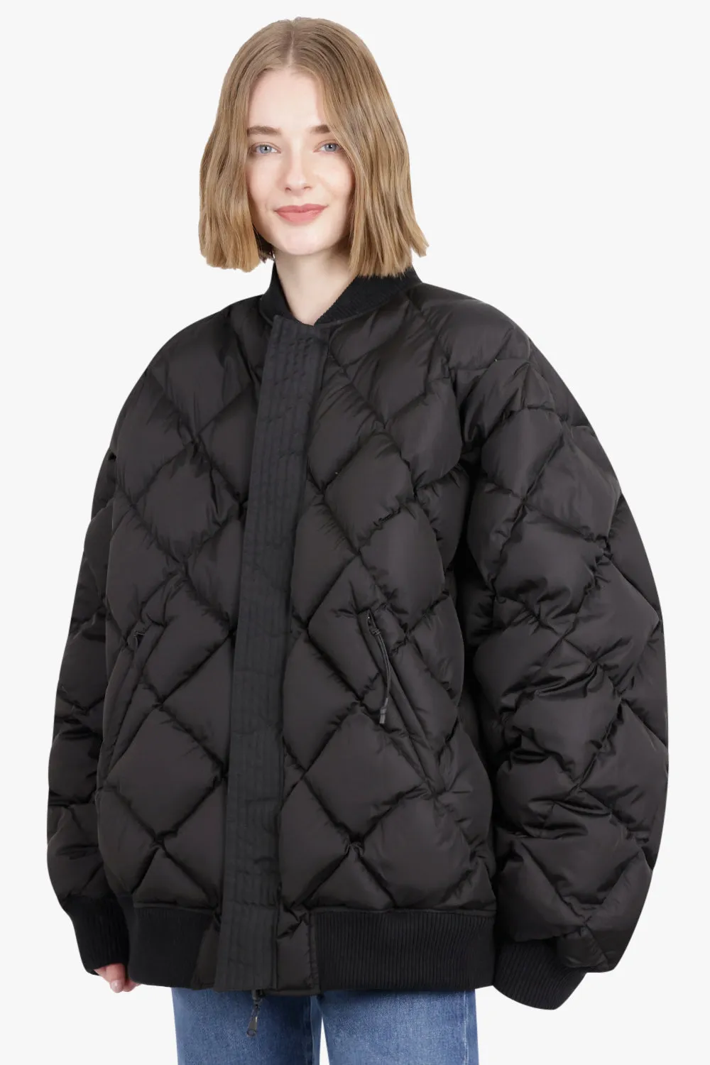 REVERSIBLE BOMBER JACKET | BLACK