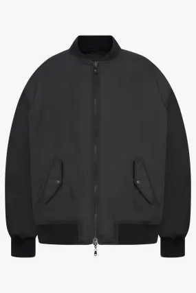 REVERSIBLE BOMBER JACKET | BLACK