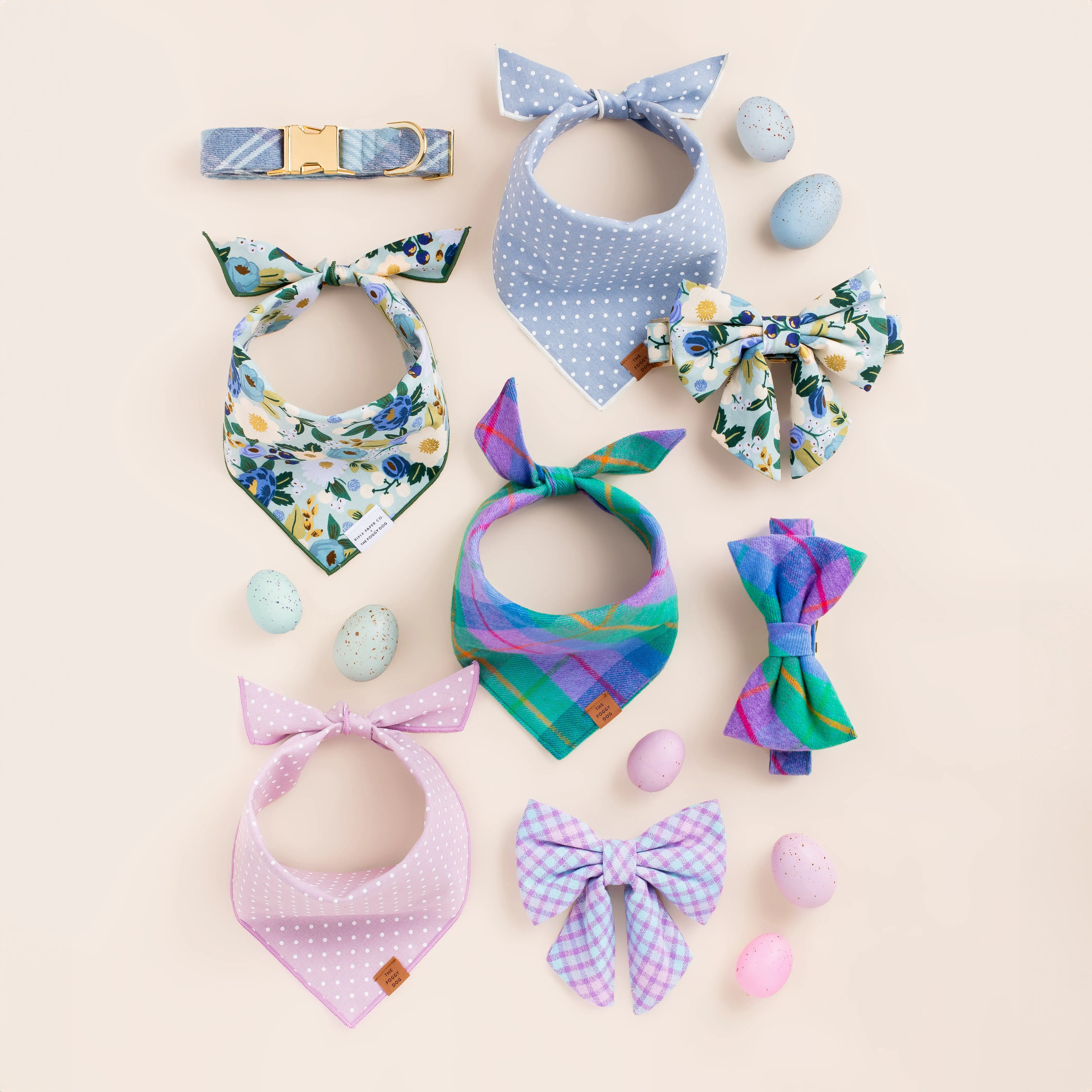 Rifle Paper Co. x TFD Vintage Blossom Lady Bow Collar