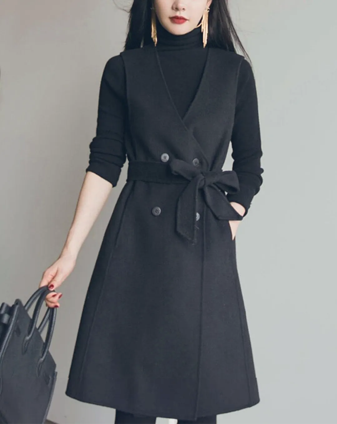 ♀Short Coat & Gilet Dress