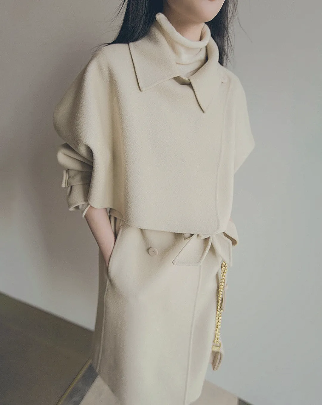 ♀Short Coat & Gilet Dress