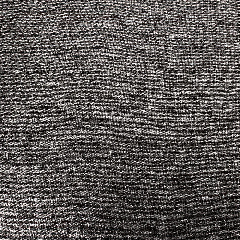 Silver Grey Linen & Cotton Lamé