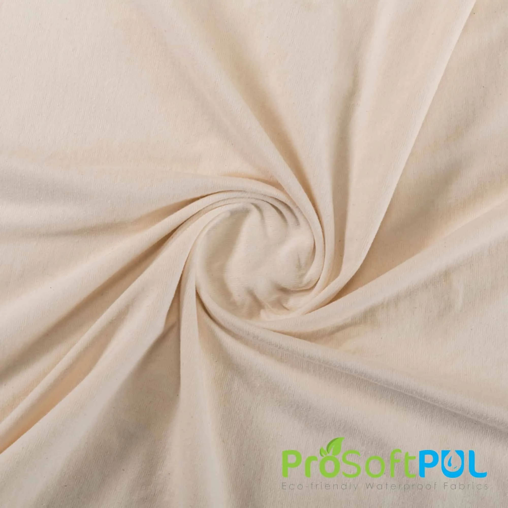 V2 ProSoft® Stretch-FIT Organic Cotton Jersey LITE Waterproof ECO-PUL™ Silver Fabric (W-638)