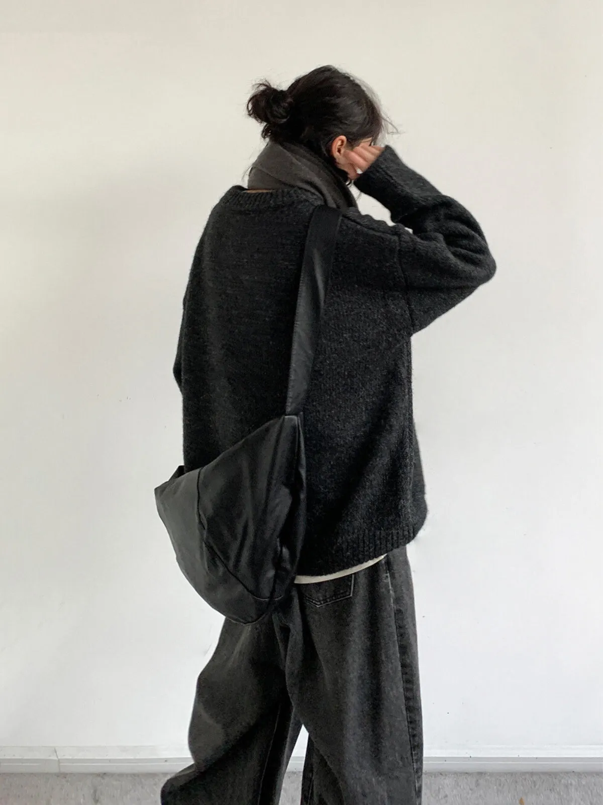WLS Retro Loose Cardigan Sweater