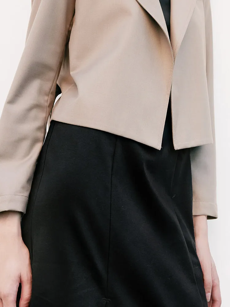 Women Trench Coat And Vest Dress Two-Piece Suit