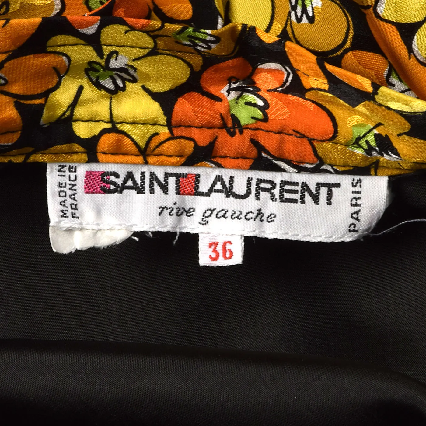 Yves Saint Laurent Rive Gauche Silk Separates in a Daisy Print