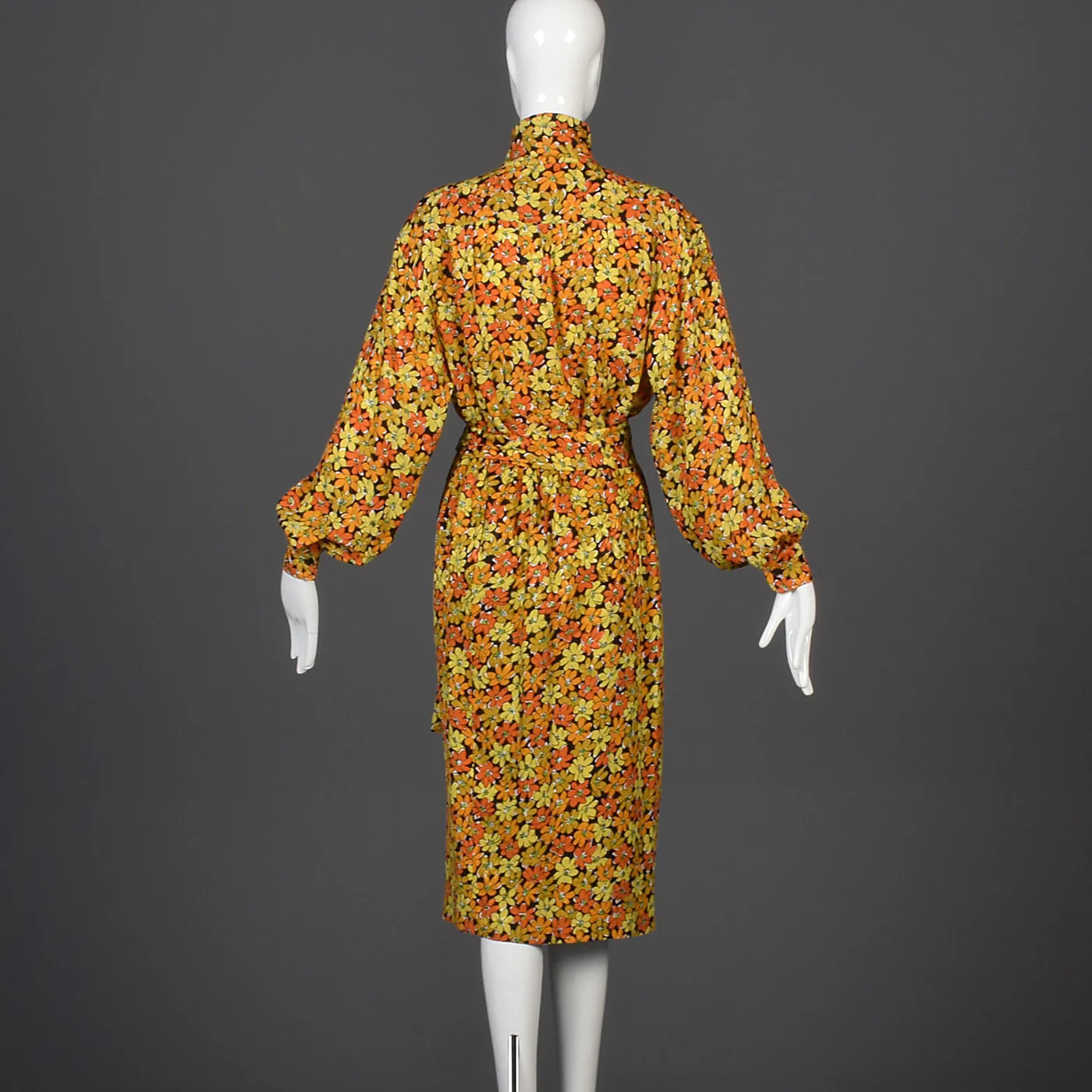 Yves Saint Laurent Rive Gauche Silk Separates in a Daisy Print