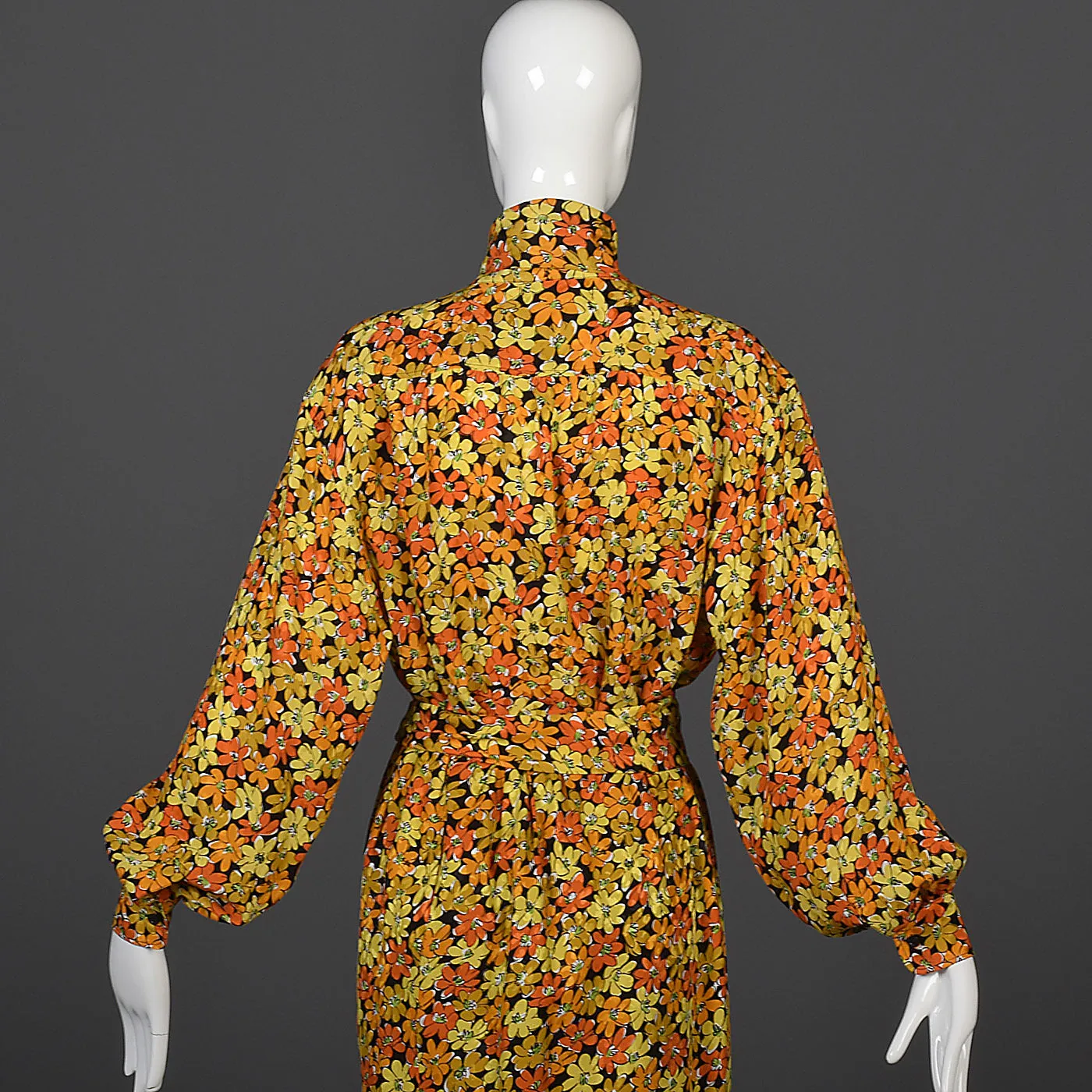 Yves Saint Laurent Rive Gauche Silk Separates in a Daisy Print